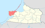 Location of Zelenogradsky District (Kaliningrad Oblast)